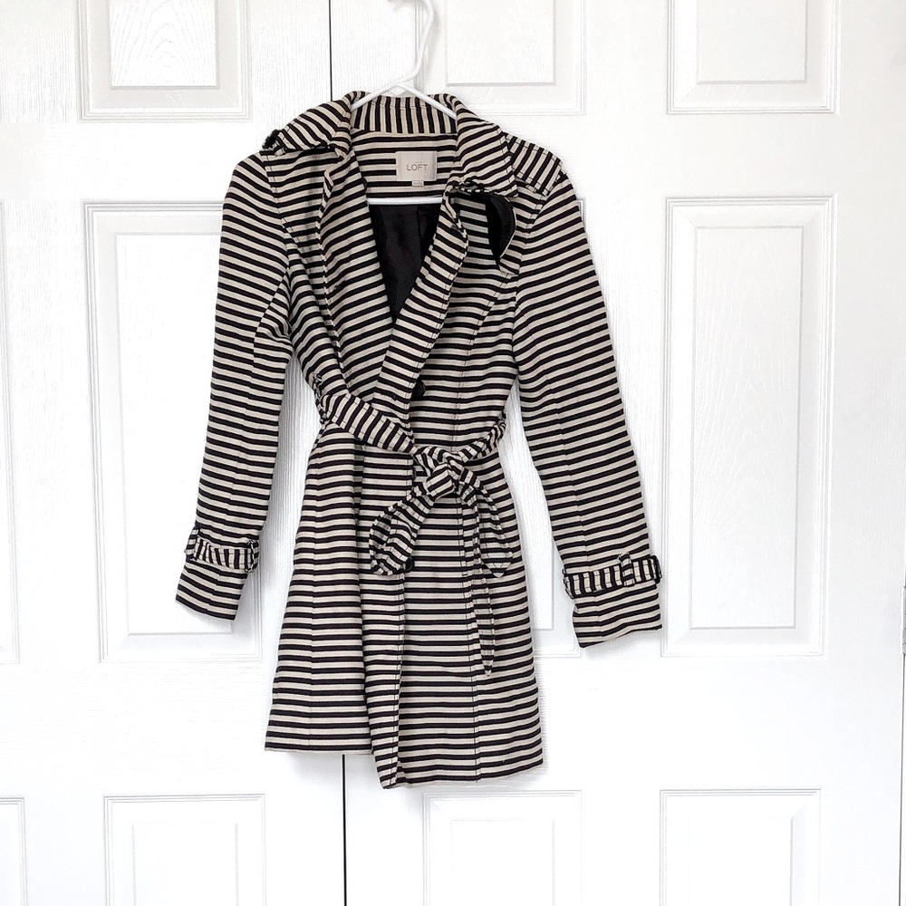 Loft Striped Coat